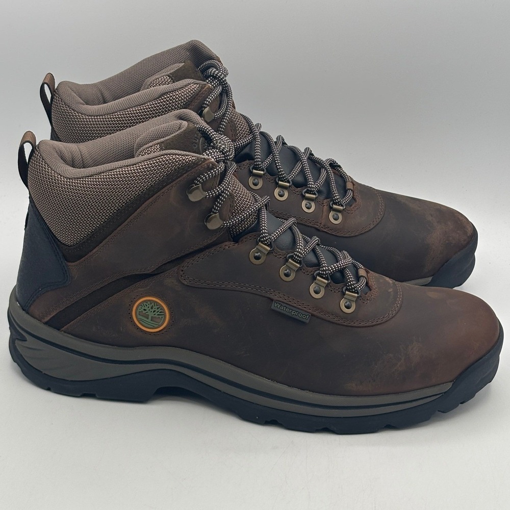 Timberland White Ledge Shoes Men Size 13 Brown Hiking TB 112135 214